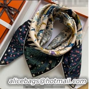 Grade Design Hermes Silk Sqaure Scarf 90x90cm 061309 Blue 2023