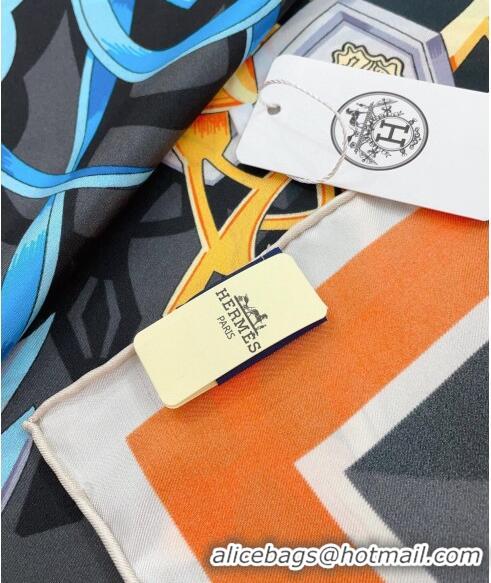 Grade Charming Hermes Silk Sqaure Scarf 90x90cm H61574 Orange 2023