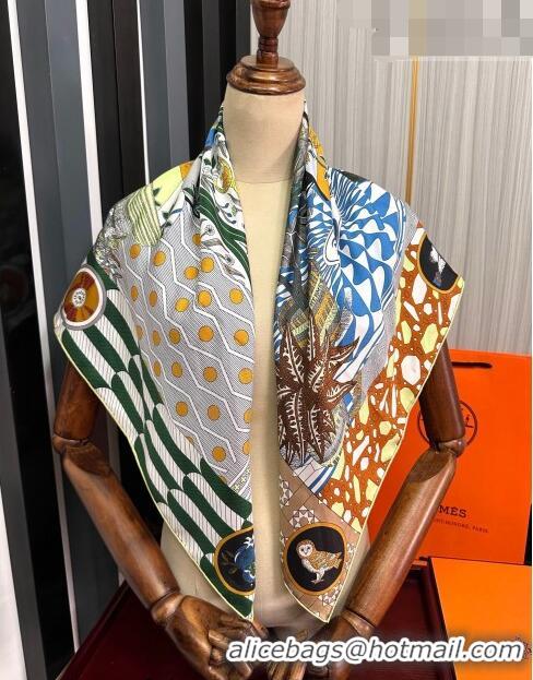 Buy Discount Hermes La Danse des Amazones Silk Sqaure Scarf 90x90cm H28022 Beige 2023