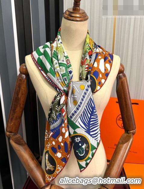 Inexpensive Hermes La Danse des Amazones Silk Sqaure Scarf 90x90cm H28023 Orange 2023