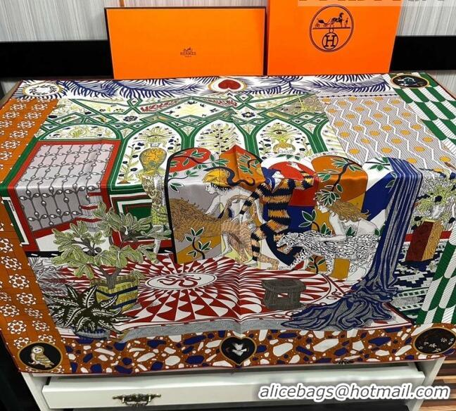 Inexpensive Hermes La Danse des Amazones Silk Sqaure Scarf 90x90cm H28023 Orange 2023