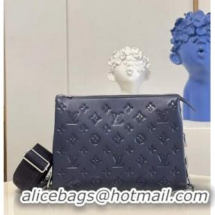 Big Discount Louis Vuitton Original Leather Coussin PM M21198 Navy Blue