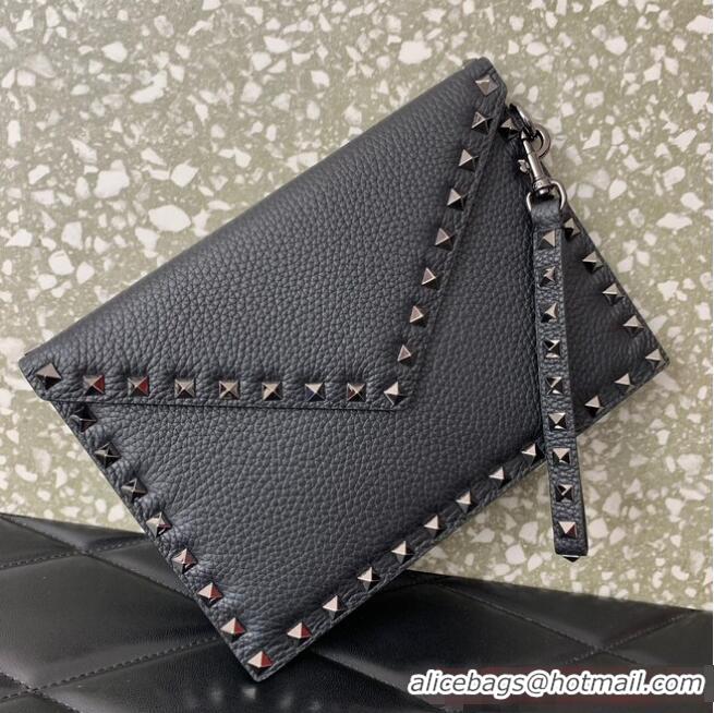 Grade Design VALENTINO GARAVANI ROCKSTUD Clutch 0P87 black