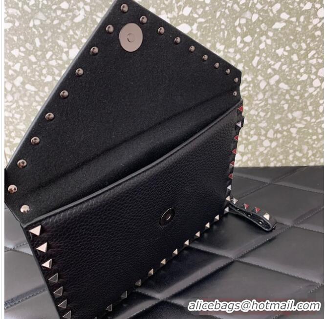 Grade Design VALENTINO GARAVANI ROCKSTUD Clutch 0P87 black