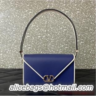 Famous Brand VALENTINO GARAVANI LETTER BAG 0M50 dark blue