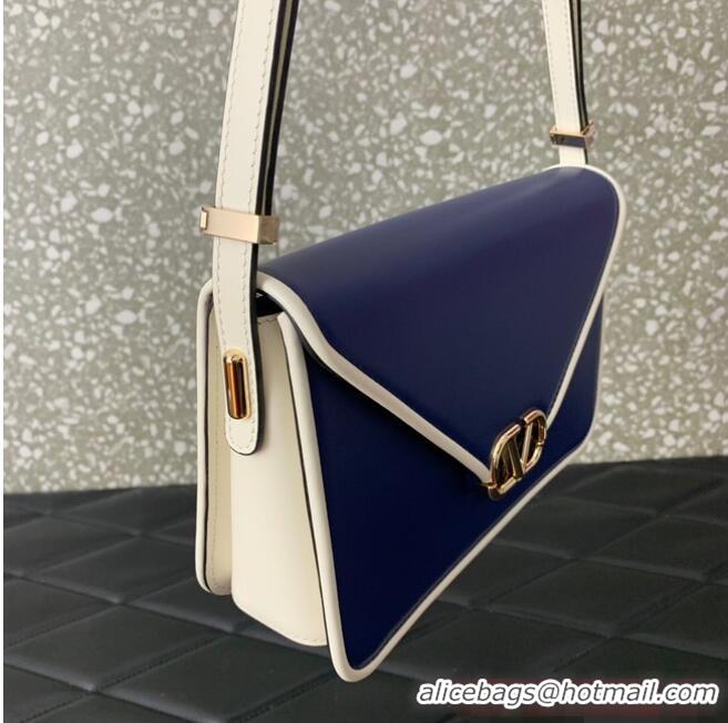 Famous Brand VALENTINO GARAVANI LETTER BAG 0M50 dark blue