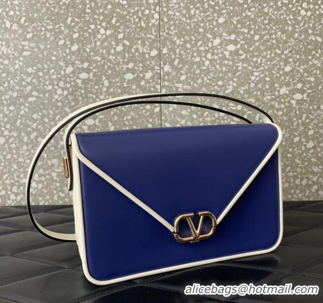 Famous Brand VALENTINO GARAVANI LETTER BAG 0M50 dark blue