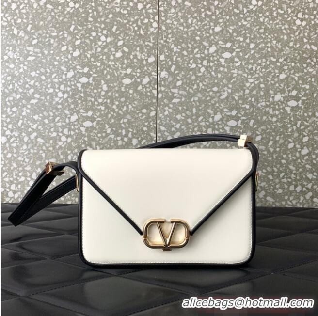 Well Crafted VALENTINO GARAVANI LETTER SMALL BAG 0M59 WHITE&BLACK