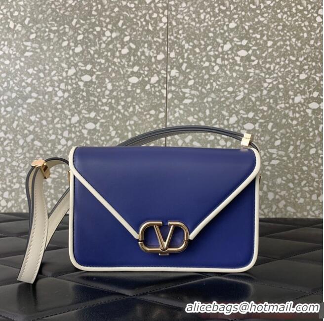 Famous Brand VALENTINO GARAVANI LETTER SMALL BAG 0M59 dark blue