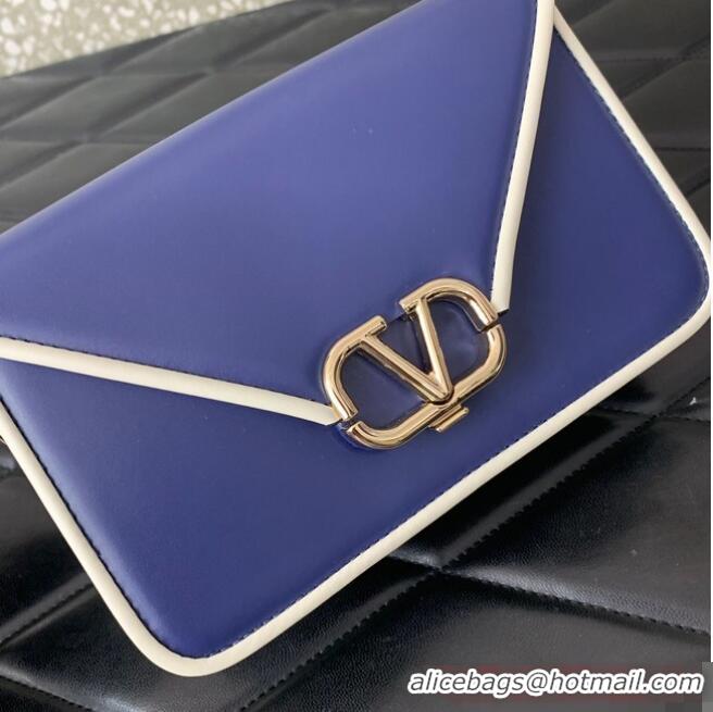 Famous Brand VALENTINO GARAVANI LETTER SMALL BAG 0M59 dark blue