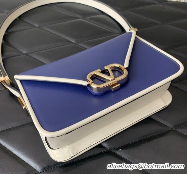 Famous Brand VALENTINO GARAVANI LETTER SMALL BAG 0M59 dark blue