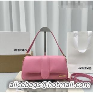 Inexpensive Jacquemus Le Bambimou Puffed Flap Bag in Soft Padded Lambskin 2084 Light Pink 2023