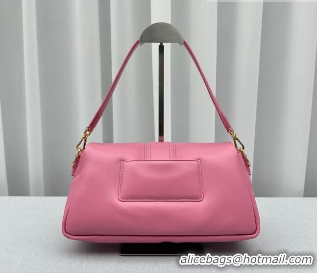 Inexpensive Jacquemus Le Bambimou Puffed Flap Bag in Soft Padded Lambskin 2084 Light Pink 2023