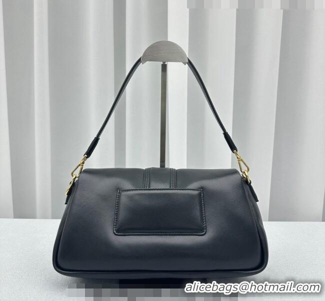 Promotional Jacquemus Le Bambimou Puffed Flap Bag in Soft Padded Lambskin 2084 Black 2023