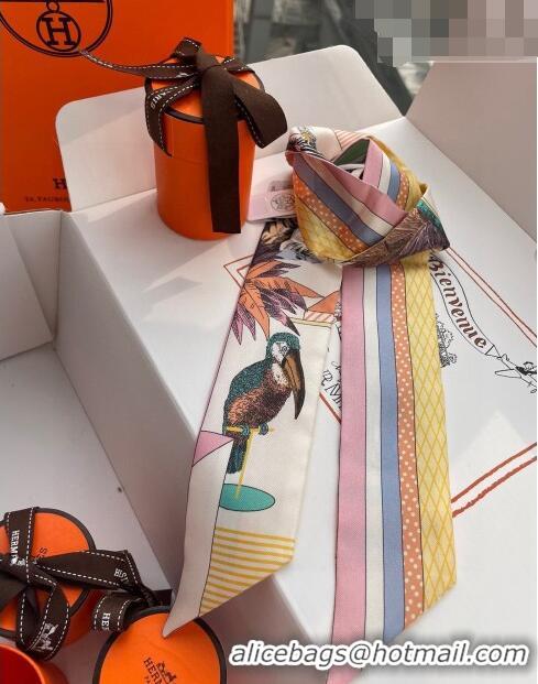 Trendy Design Hermes Silk Bandeau Scarf 5x85cm H082204 Yellow 2023