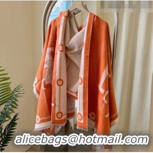 Traditional Specials Hermes Long Scarf 65x180cm H08233 Orange 2023