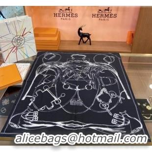 Unique Discount Hermes Silk Sqaure Scarf 90x90cm 0905 Black/White 2023