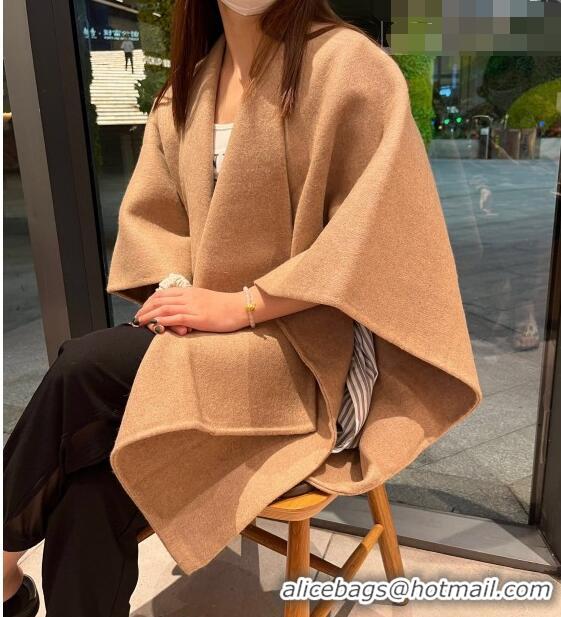 Unique Grade Burberry Cashmere Cape BR09053 Brown 2023