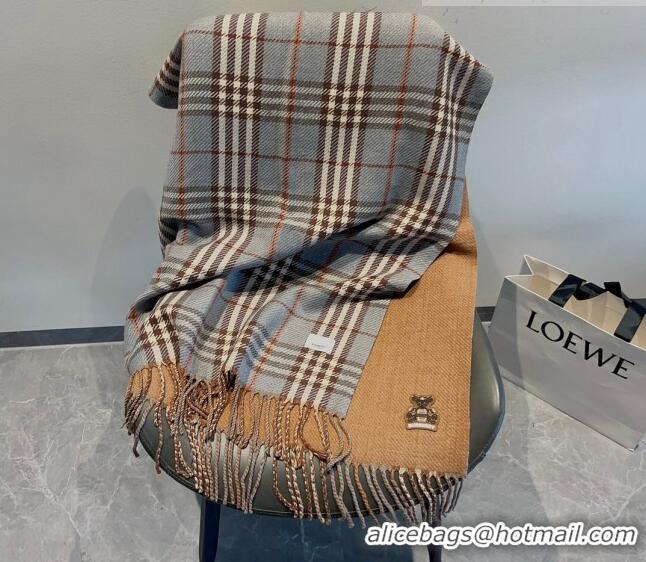 Inexpensive Burberry Check Long Scarf 70x185cm BR09054 Grey 2023