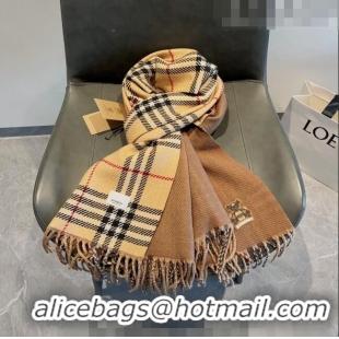 Unique Discount Burberry Check Long Scarf 70x185cm BR09054 Beige 2023