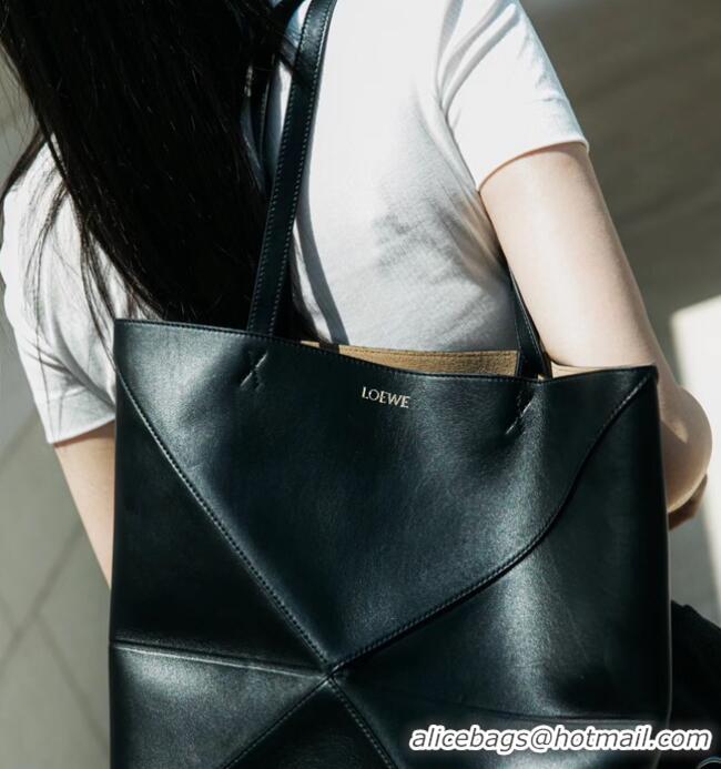 Best Price Loewe Original Leather Shoulder bag 052316 Black