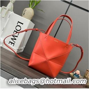 Good Taste Loewe Original Leather small Shoulder bag 052322 Orange