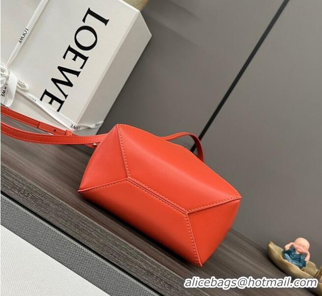 Good Taste Loewe Original Leather small Shoulder bag 052322 Orange