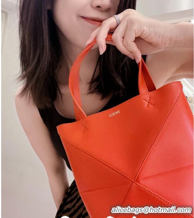 Good Taste Loewe Original Leather small Shoulder bag 052322 Orange