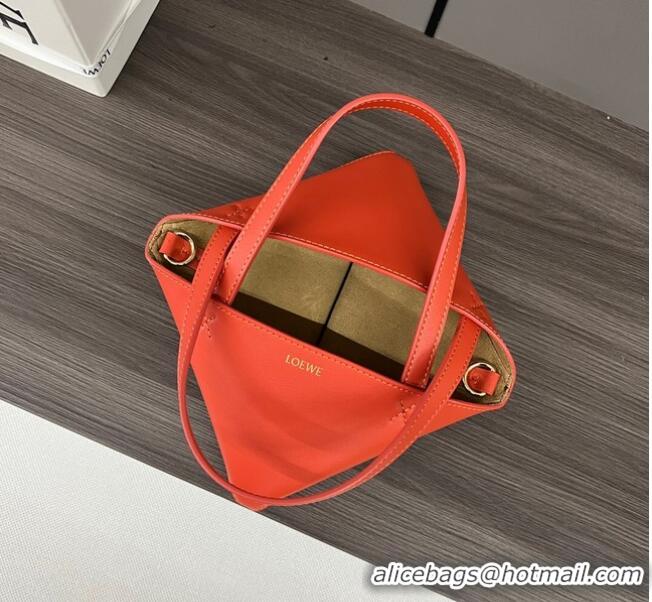 Good Taste Loewe Original Leather small Shoulder bag 052322 Orange