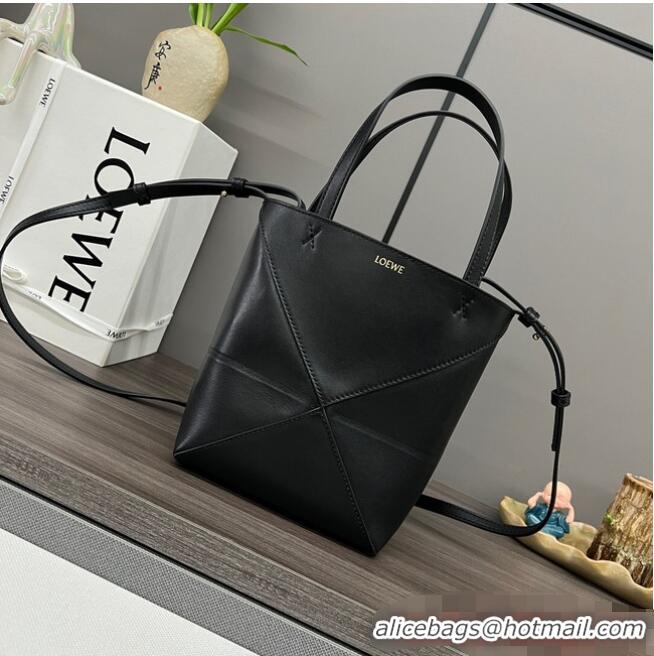 Good Product Loewe Original Leather small Shoulder bag 052322 Black