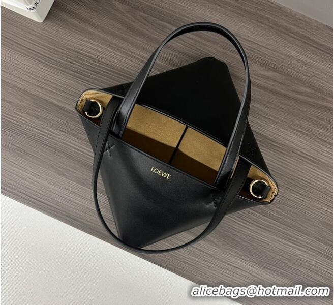 Good Product Loewe Original Leather small Shoulder bag 052322 Black