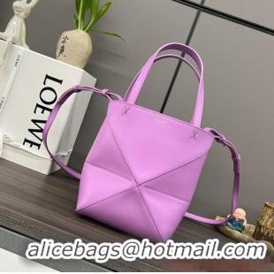 Grade Design Loewe Original Leather small Shoulder bag 052322 Purple