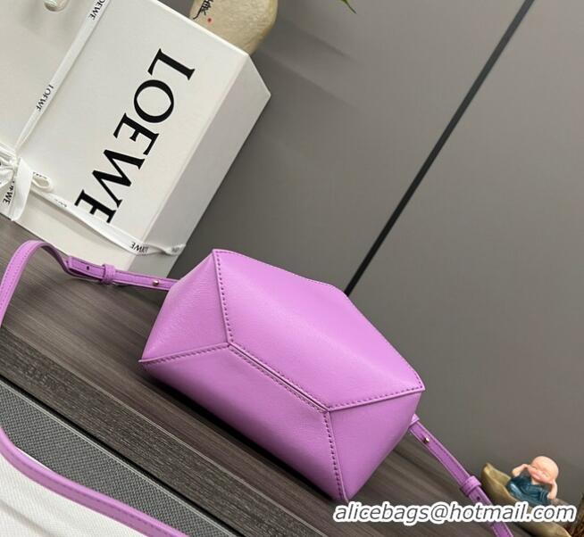 Grade Design Loewe Original Leather small Shoulder bag 052322 Purple