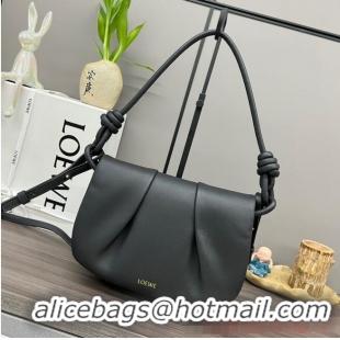 Promotional Loewe Original Leather Shoulder bag 062317 Black