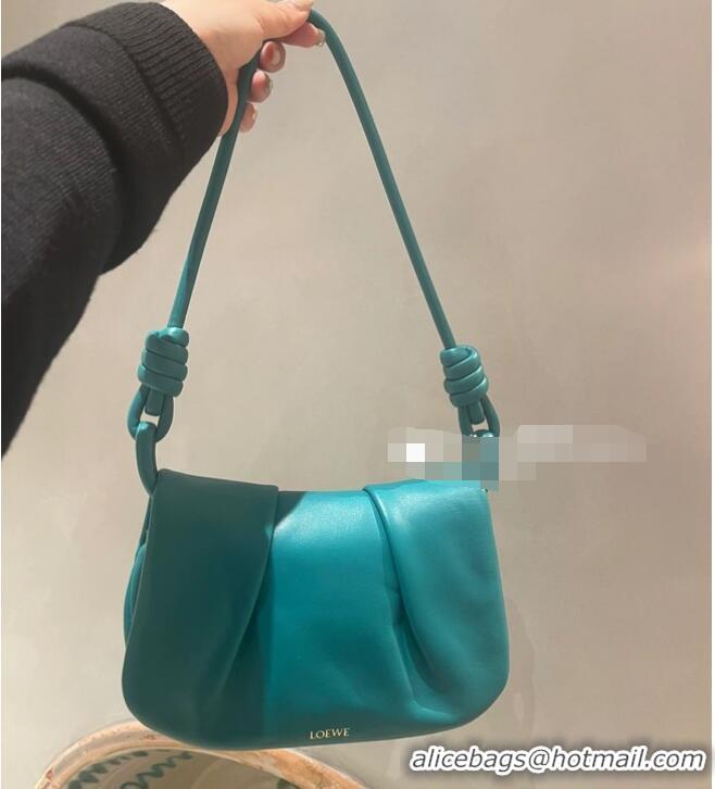 Reasonable Price Loewe Original Leather Shoulder bag 062317 Blue