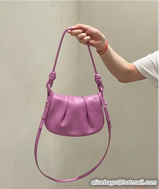 Top Grade Loewe Original Leather Shoulder bag 062317 Purple