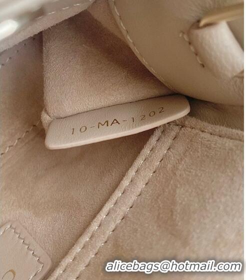 Top Quality Dior Lady D-Joy Micro Bag in Cannage Lambskin with Heart Motif Sand CD8057 Beige 2023