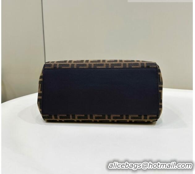 Promotional Fendi Origami Medium Bag in Brown FF jacquard fabric that can be transformed F8060 2023