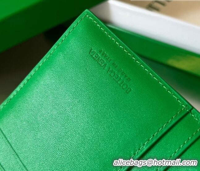 Unique Grade Bottega Veneta Intrecciato Leather Long Wallet 679845 Parakeet Green 2023