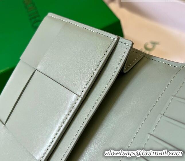 Cheapest Bottega Veneta Intrecciato Leather Long Wallet 679845 Light Sage Green 2023