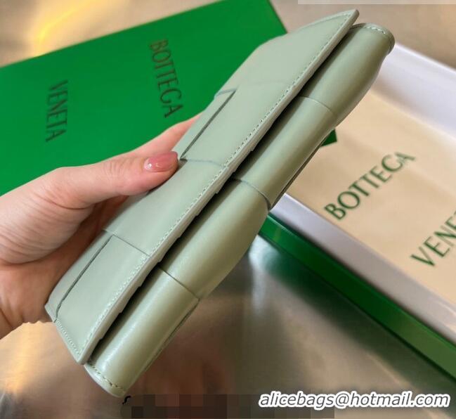 Cheapest Bottega Veneta Intrecciato Leather Long Wallet 679845 Light Sage Green 2023