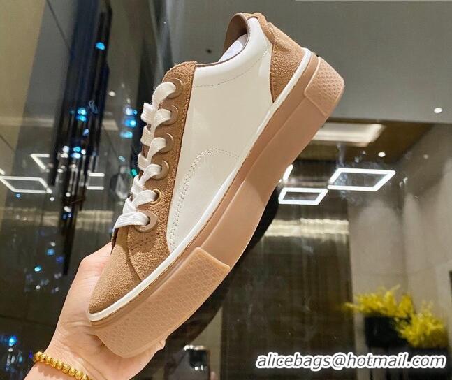 Best Grade Dior x Denim Tears Sneakers in Leather and Suede White/Brown 831051