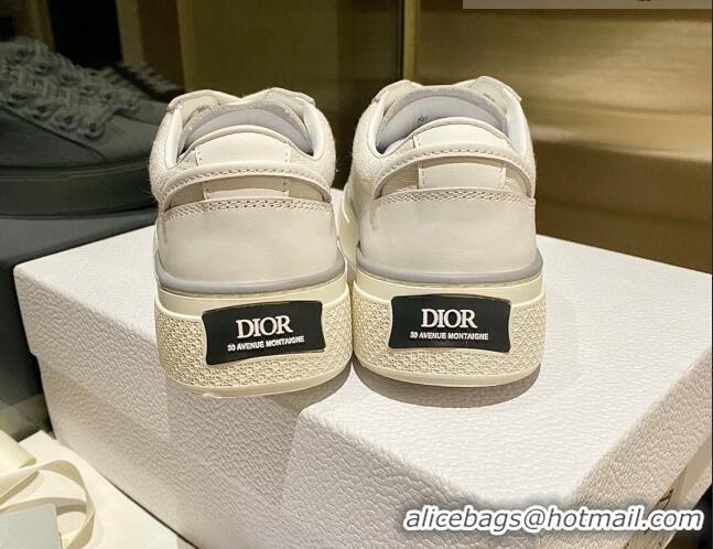 Most Popular Dior x Denim Tears Sneakers in Oblique Fabric and Suede White 831053