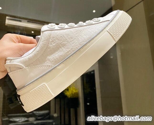 Most Popular Dior x Denim Tears Sneakers in Oblique Fabric and Suede White 831053