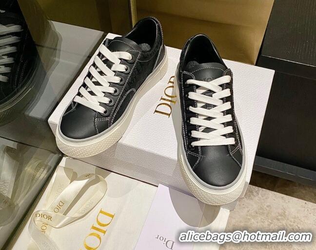 Luxury Dior x Denim Tears Sneakers in Oblique Fabric and Suede Black 831054