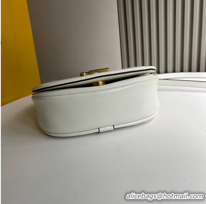 Famous Brand Fendi Cmon Mini leather bag 8BS082 White