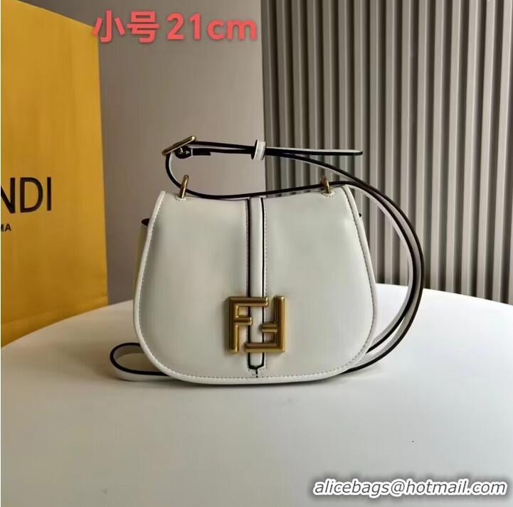 Famous Brand Fendi Cmon Mini leather bag 8BS082 White