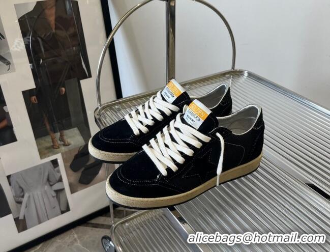 Good Looking Golden Goose Ball Star in black mesh with black suede star 607006