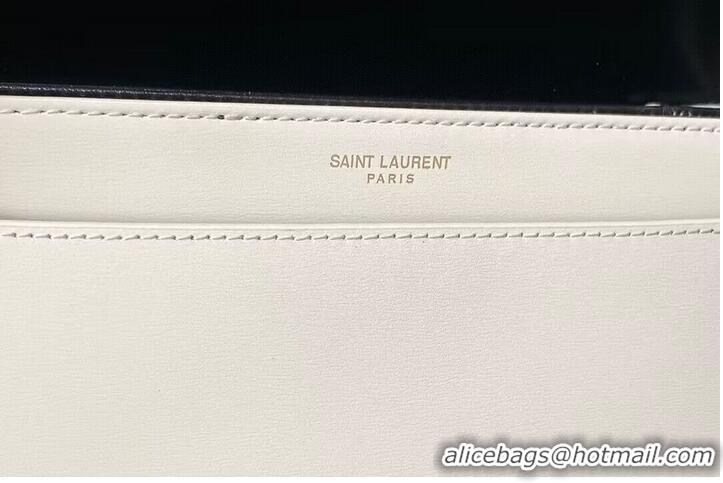 Top Quality SAINT LAUREN Solferino Two-tone shoulder bag 634306 Black&White