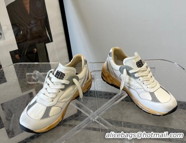 Popular Style Golden Goose Dad-Star in white nappa and nylon with leather 607013